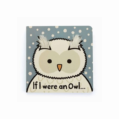 Jellycat If I Were An Owl Board and Bashful Owl Medium New Zealand | TRIVD8902